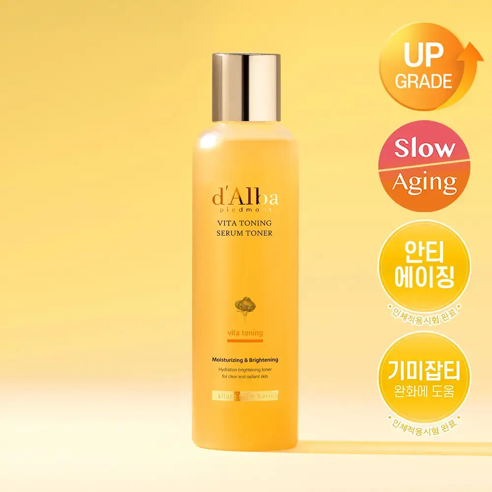 [미백/잡티케어] 달바 비타 토닝 세럼 토너 180ml